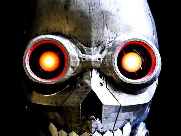 Deathgun Mask - Eye Diffuser Things by Katostrofik