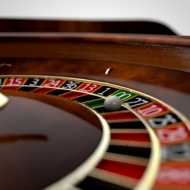 Roulette 3D Model