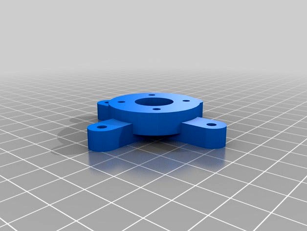 RC plane motor mount for 3500 size electric motor by leadpan