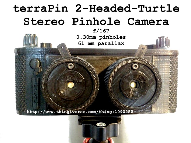 terraPin 2HT Stereo Pinhole Camera 120 film by schlem