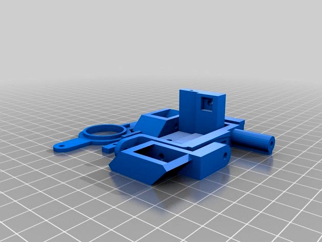 Simple 2 axis servo gimbal for SJ4000 by ssg1712