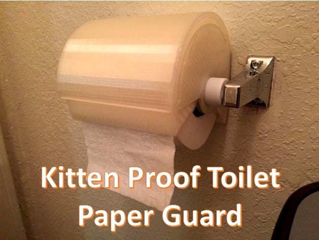 Kitten Proof Toilet Paper Guard by Johnny_Lawrence