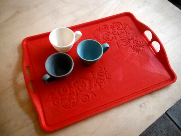 Basic teatime tray by italymaker