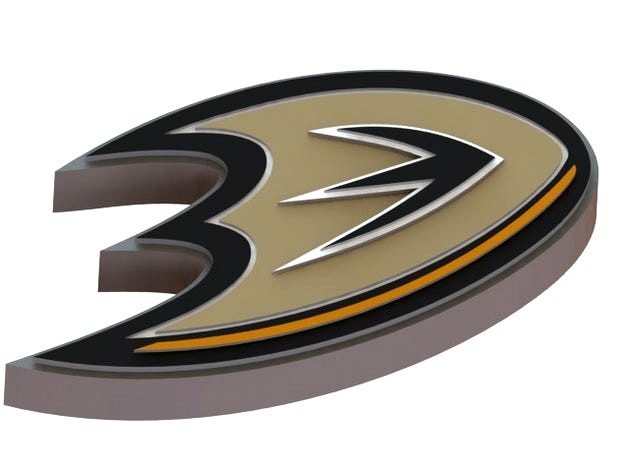 Anaheim Ducks logo by 3dpoplauki