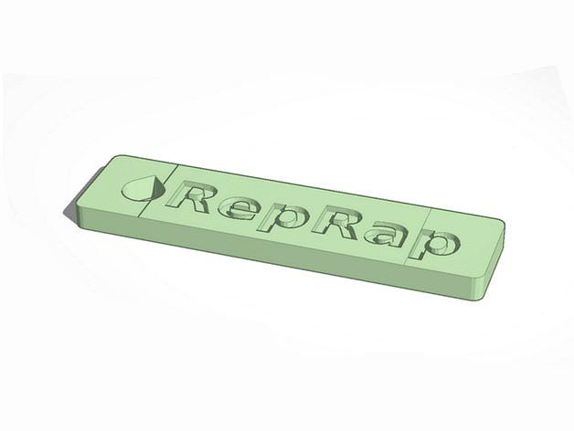 RepRap logo keyring by mrjohnc