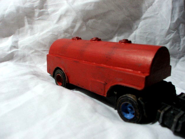 1954 International tank truck by bouncygoth