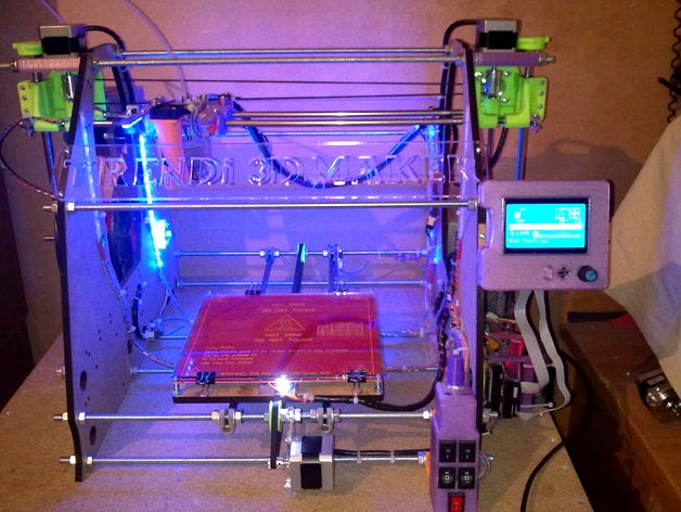 3D Printer Mendel Type Small (relatively) by TRENDi77