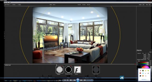Living room V-ray Interior scene 3D Model