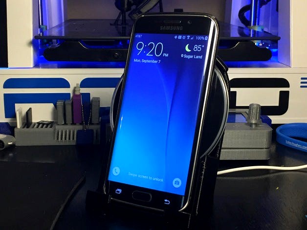 Galaxy S6 Edge Wireless charging station by JTM88
