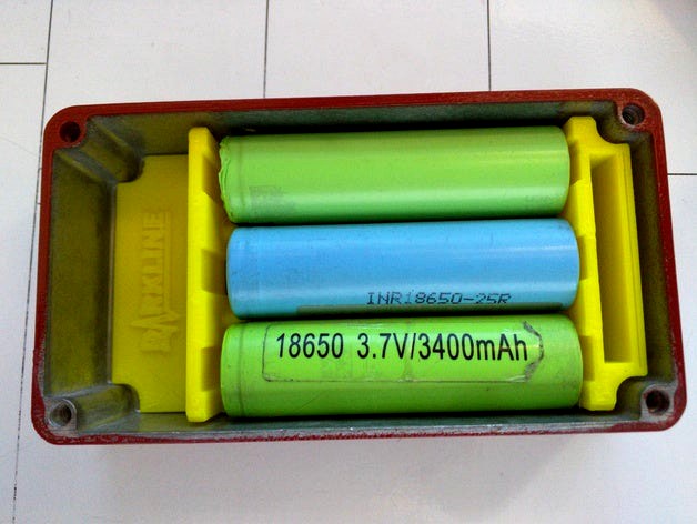 Battery Sled - 1590B - 18650x3 by chopomatic