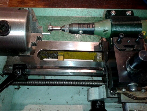 Simple toolpost grinder for 10" lathe by leadinglights