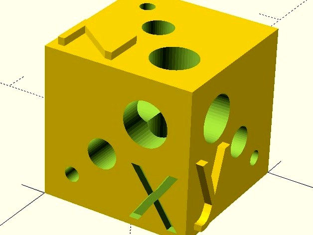 Test Cube for calibration by deBaer