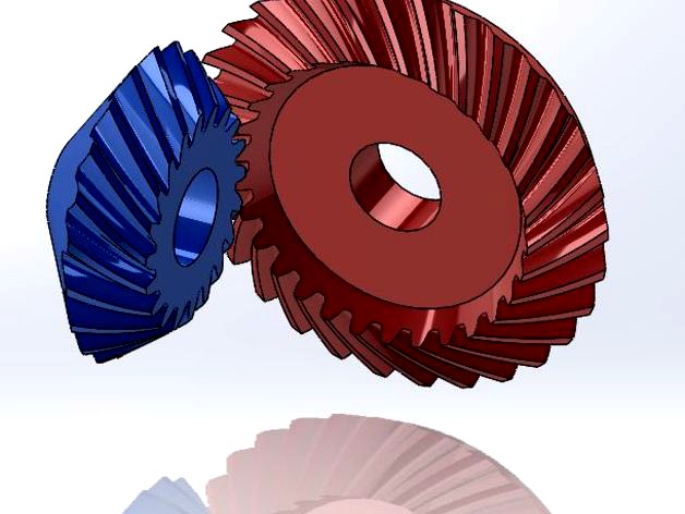 Spiral Bevel Gear Example by dreyfusduke