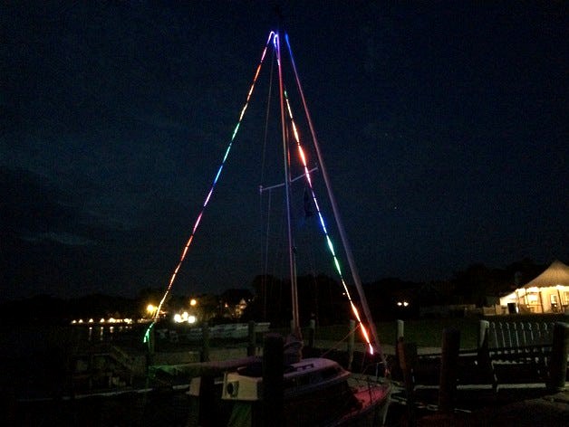 LED system for sailboats by 8bitlogic