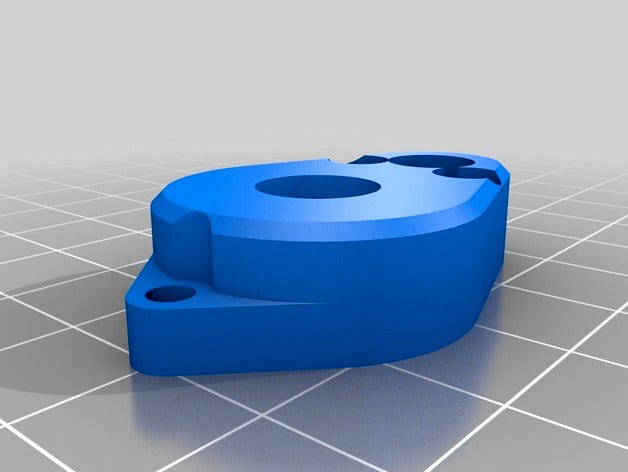 8mm Leadscrew Prusa i3 bearing mount by RGN01