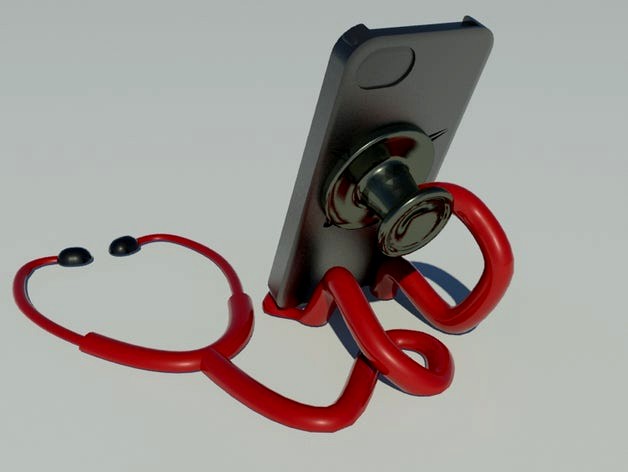 stethoscope smartphone stand by alavanimation