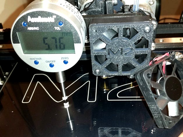 MakerGear M2 Dual Extruder Dial Indicator Mount by LazerMech