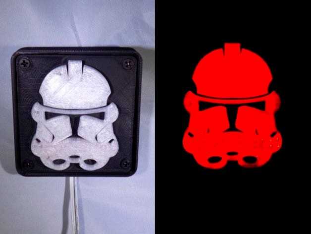 StormTrooper LED Light/Nightlight by jjpowelly
