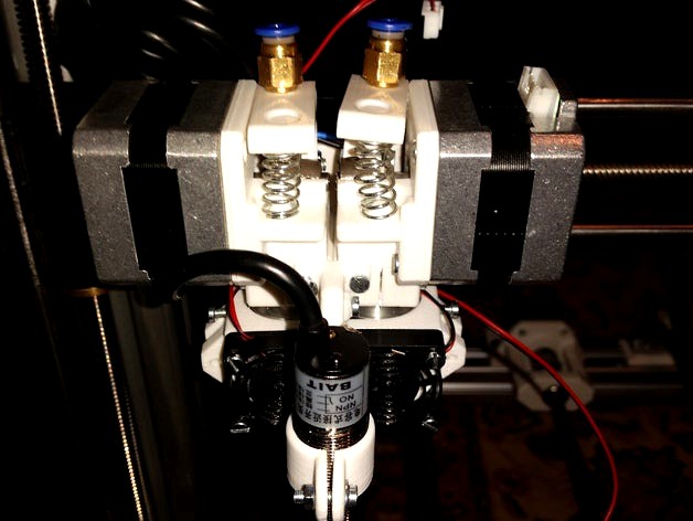Double ou Simple extruder compact pour Prusa I3 (Beta Version) by Chris_54000