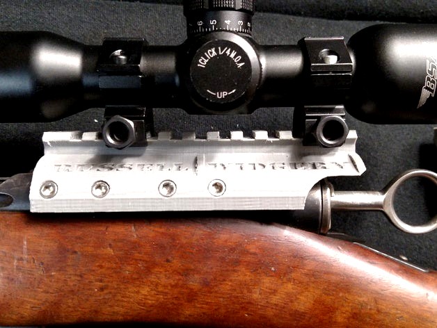 Schmidt & Rubin Model 1911 Scope Mount REV 3 by gwidgery