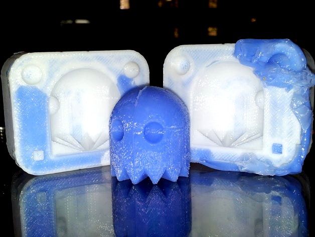 Pacman Ghost Mold by rocketboy