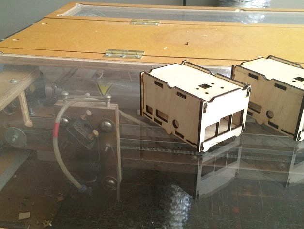 Raspberry Pi 2 Case (with Camera) by ergobot