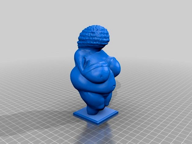 Venus of Willendorf by Zydac repaired by funbart