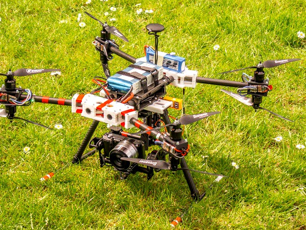 INFINITY One v2.0a - 3d printable Octocopter by xvzf