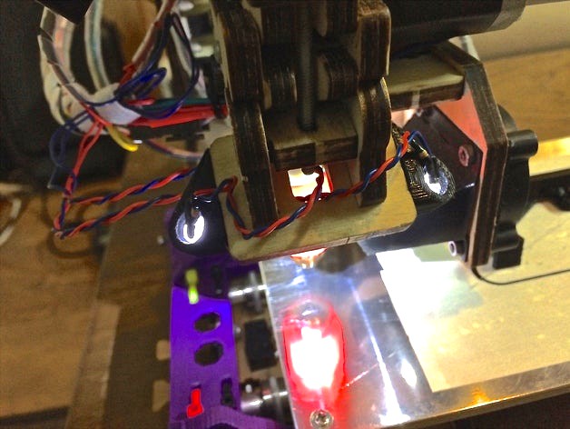 LED Mount for Printrbot Simple 2013  by NabeChang