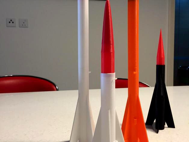 Model Rockets (will fly and fit C6-5 engine) by wcomjedi