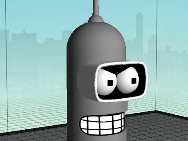 Custom Mouth for Bender Articulated by Simonarri by ModernGnome