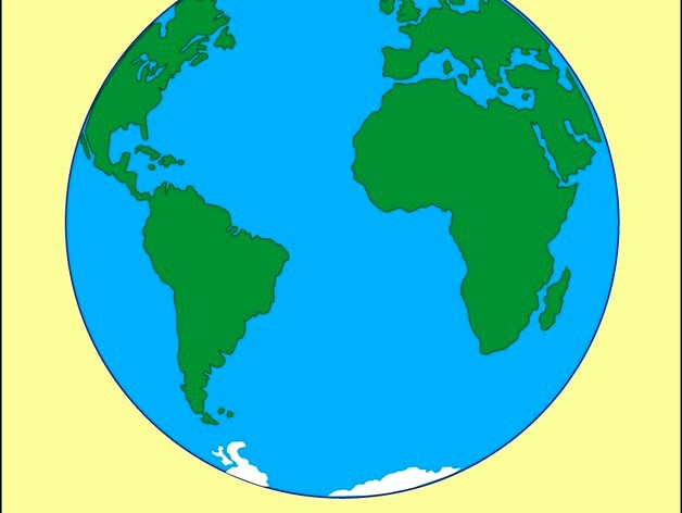Simple Planet / Globe --> Earth Day by ARTG33K74