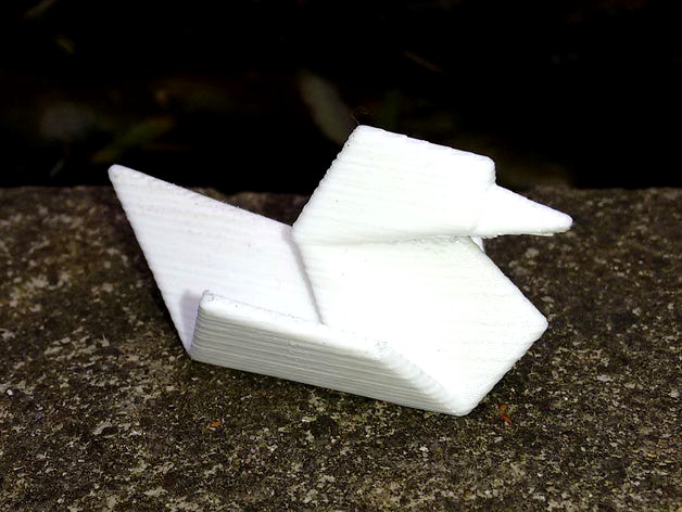 Origami Duck by kitwallace