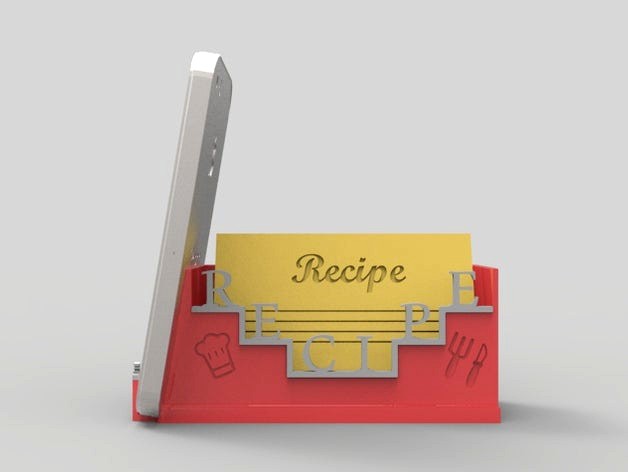 Recipe Cards & Mobile Holder for Kitchen by ankita