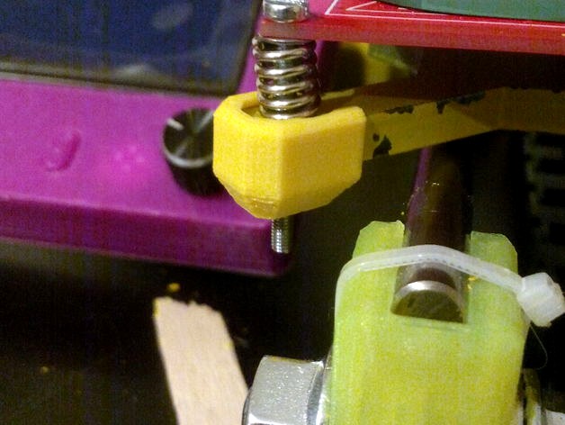 Nut holder for Prusa bed leveling by Carletto73
