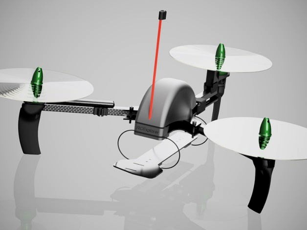 RCExplorer V3 inspired tricopter mini (295mm wheelbase) by Motorpixiegimbals