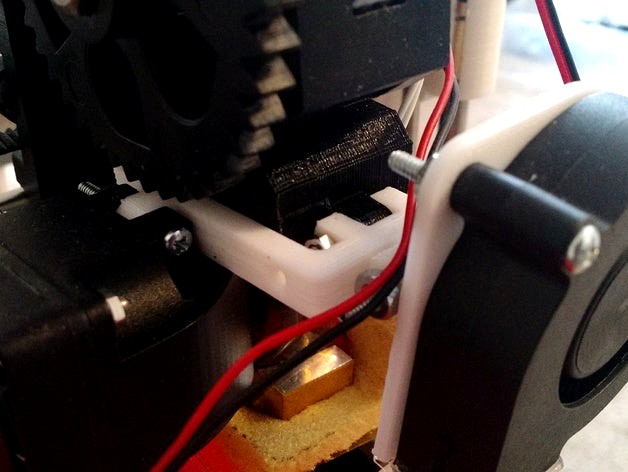 Wade Extruder Dual Fan Adapter by mprobot