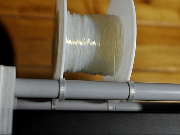 Simple Bearings for Printrbot Metal Plus Filament Spool Holder by BiZaRrO_John
