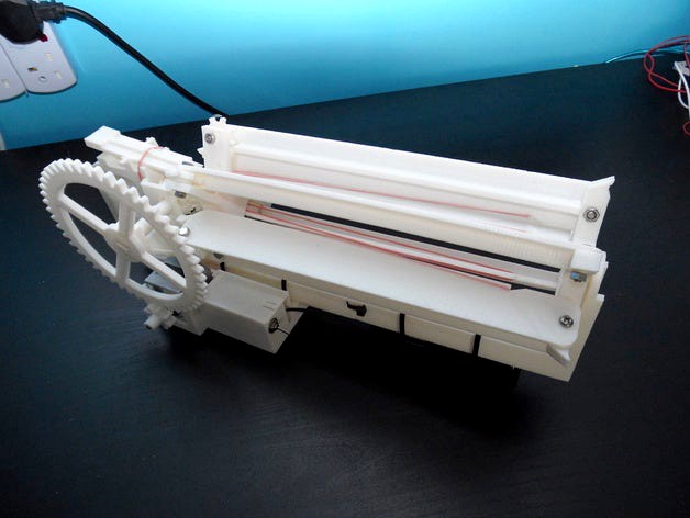 Electric Drive Add-on for Gatling Rubber Band Gun by Cort
