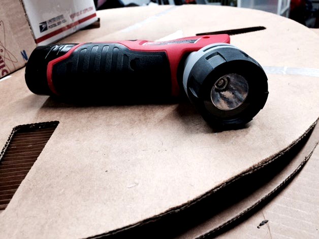 Milwaukee M12 Cordless Flashlight P60 "Drop In" LED module adapter by macsboost