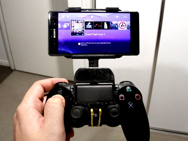 Sony Xperia Z3 Mount For Playstation Dualshock 4 by driz
