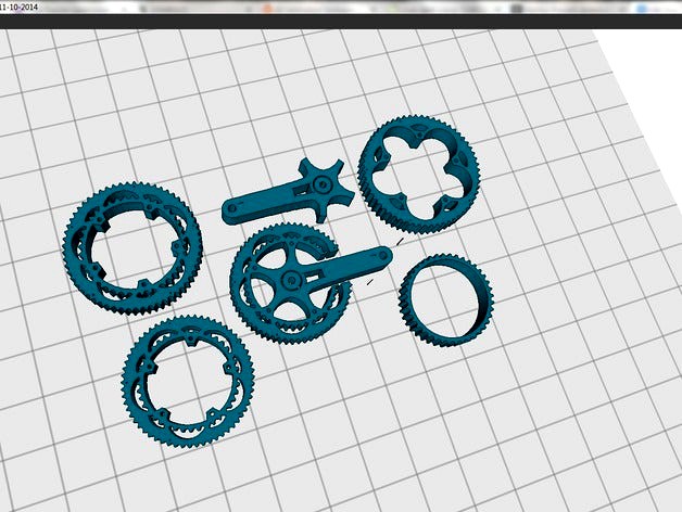 Filament Winder Handle, Crank and gear assembly by LizHavlin