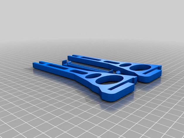 Prusa i3 (L frame) Spool Holder by abrokadabra