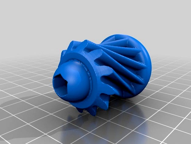 Hyperbolic Planetary Gearset Knob by Wotudoin