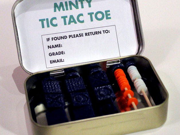 Minty Tic Tac Toe: An Altoid Game by dadhoc
