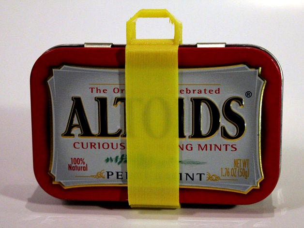 Little Handle for an Altoid Tin  by dadhoc