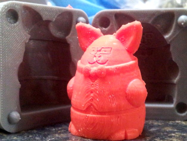 Squigglepeeps: Pigdexter Mold by rocketboy