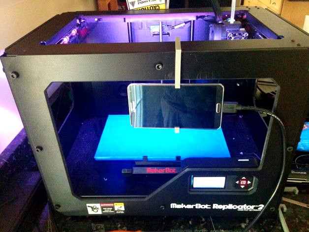 Makerbot Phone Bracket by daeken