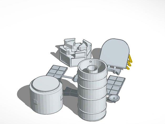 Hubble Telescope (low res model) by SASInstituteInc