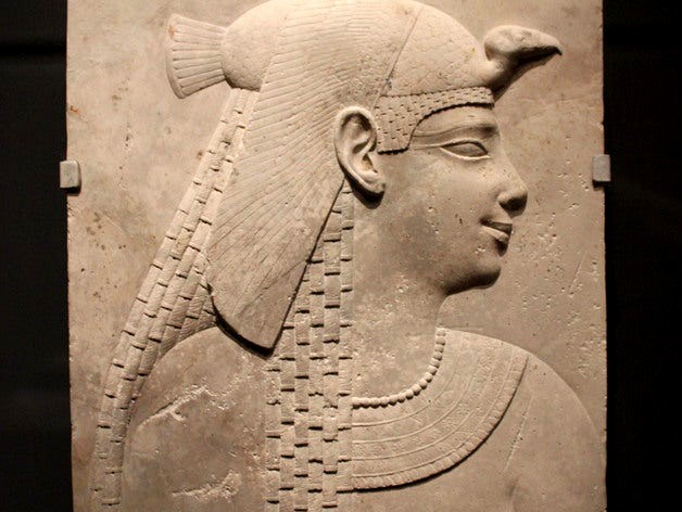 Relief Plaque Depicting a Queen or Goddess from the Art Institute of Chicago by tomburtonwood